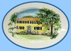 Custom Sinks, Personalized Hand Painted Plates, Personalized Family Plates